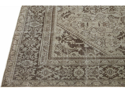 Antique Mahal Wool Rug 9 X 12