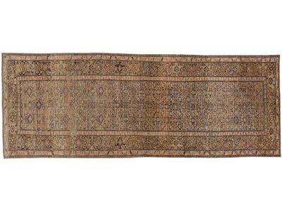 Antique Malayer Wool Rug 5 X 14