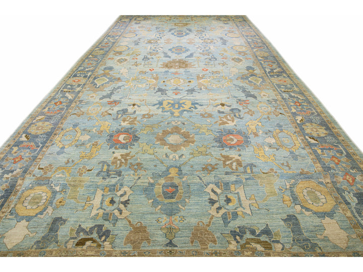 Modern Sultanabad Rug 13 X 36