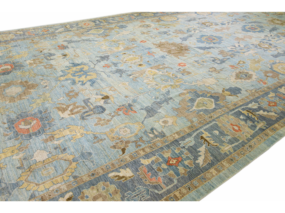 Modern Sultanabad Rug 13 X 36