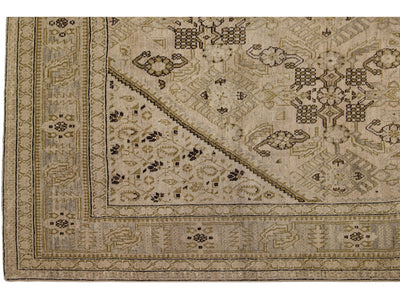 Antique Karabagh Wool Rug 6 X 15