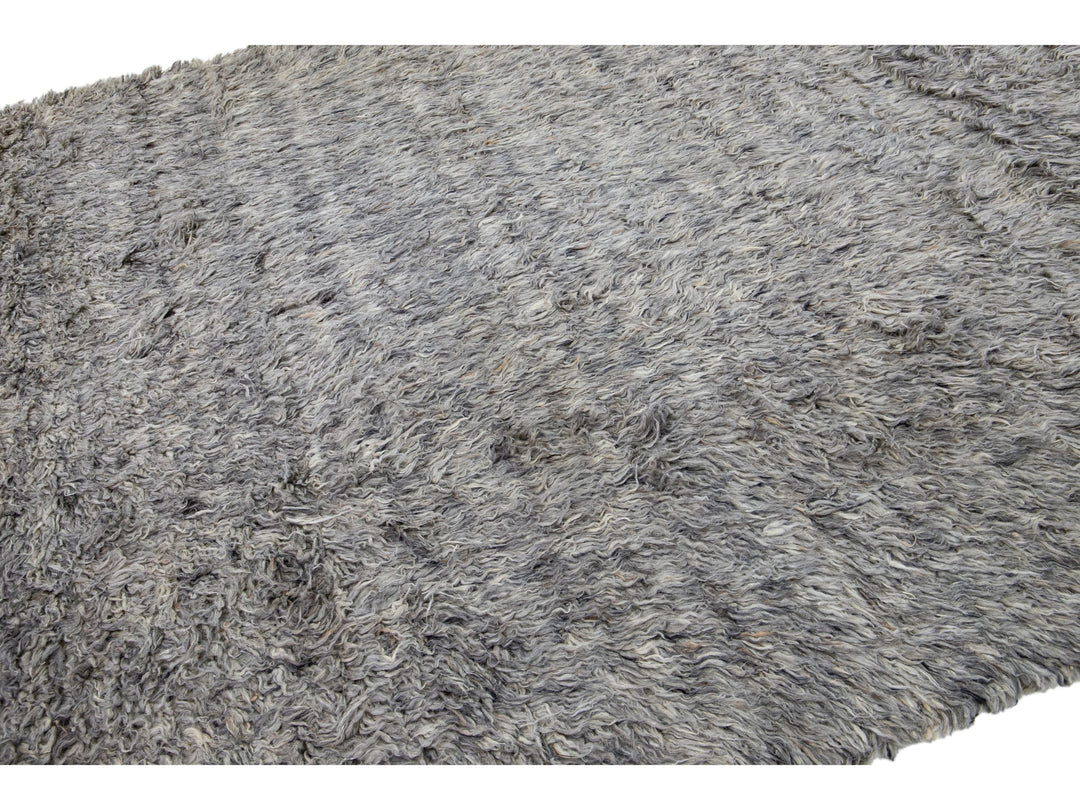 Modern Moroccan Wool Rug 8 X 10