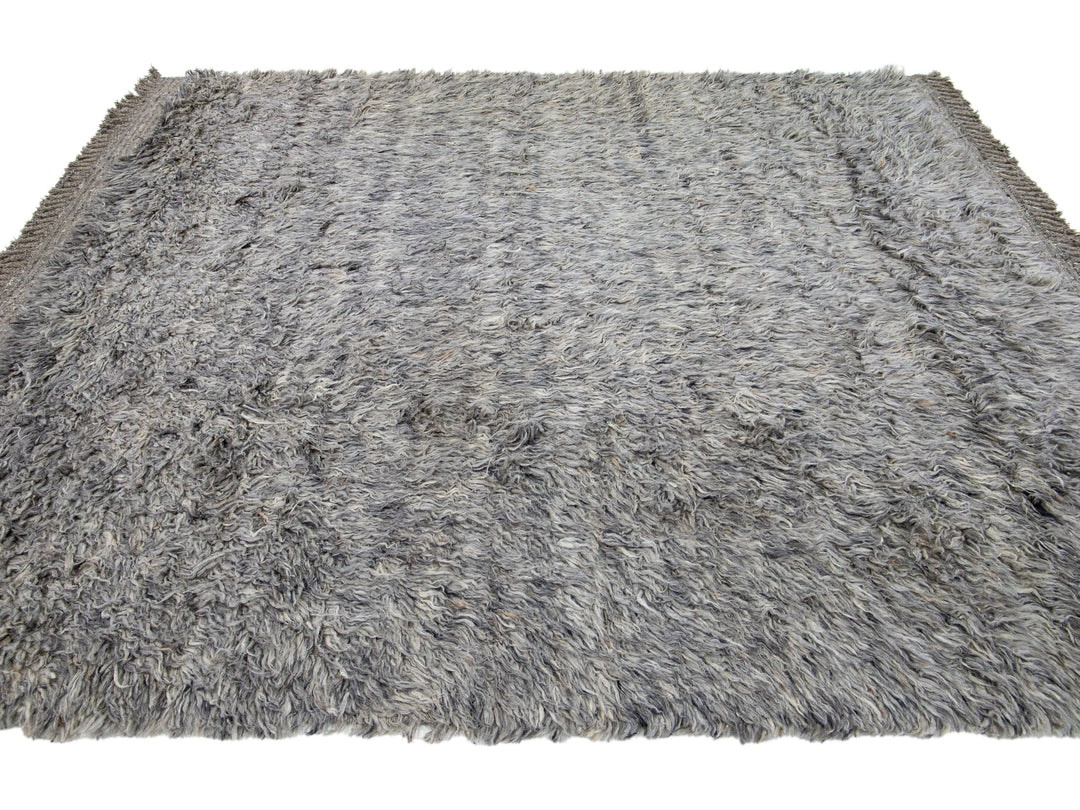 Modern Moroccan Wool Rug 8 X 10
