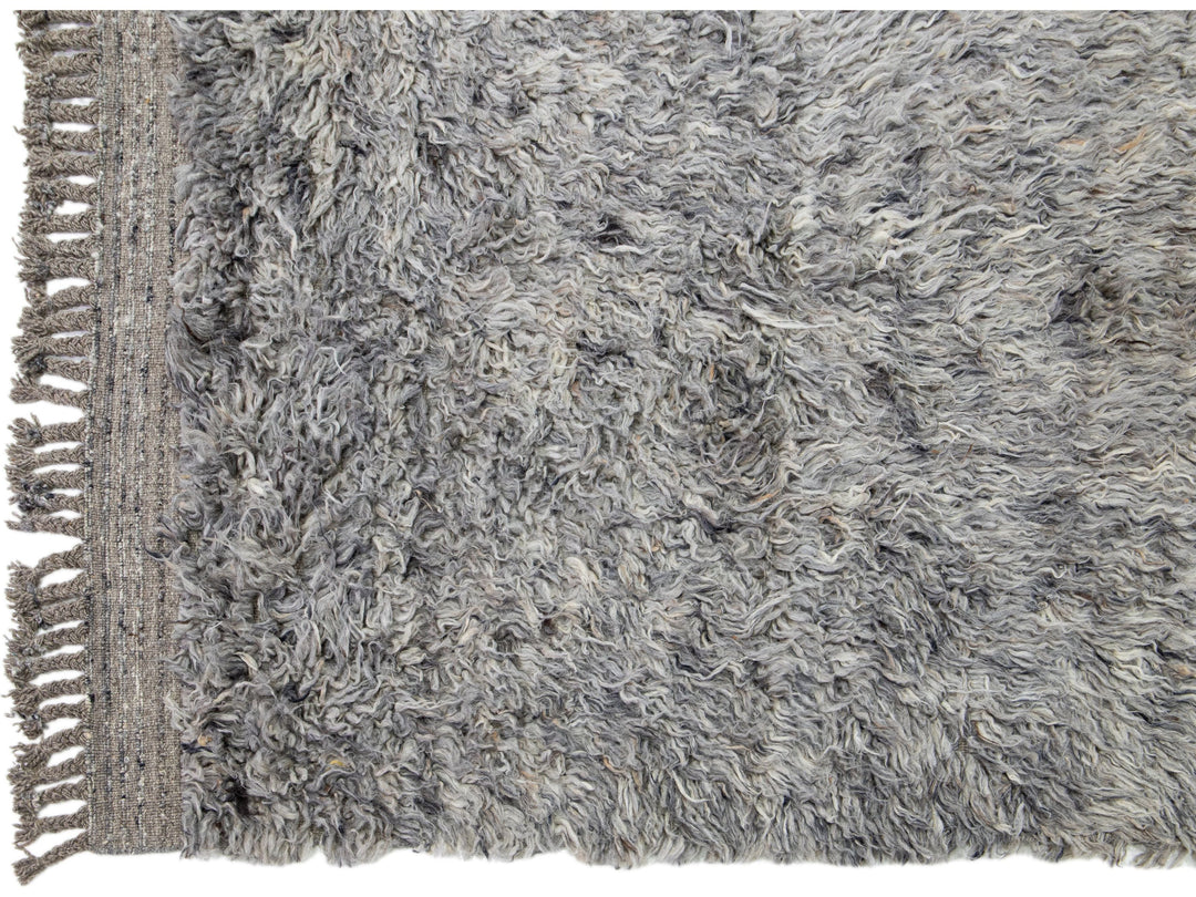 Modern Moroccan Wool Rug 8 X 10