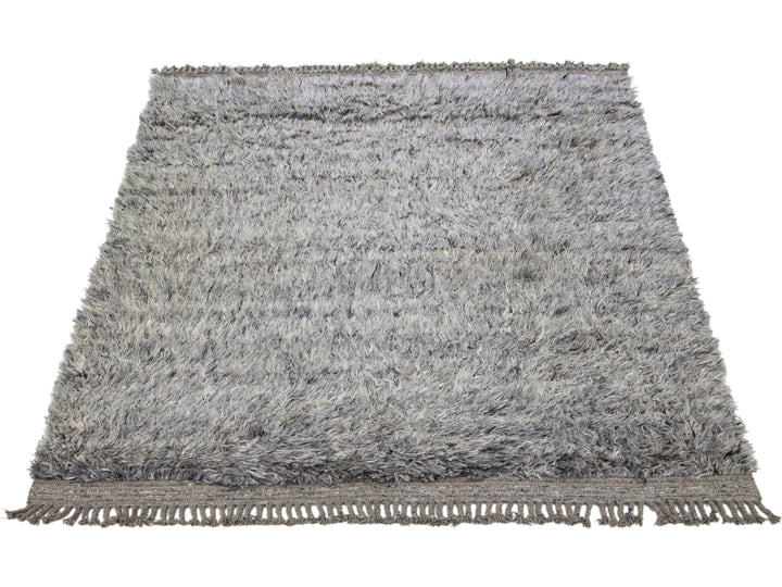 Modern Moroccan Wool Rug 8 X 10