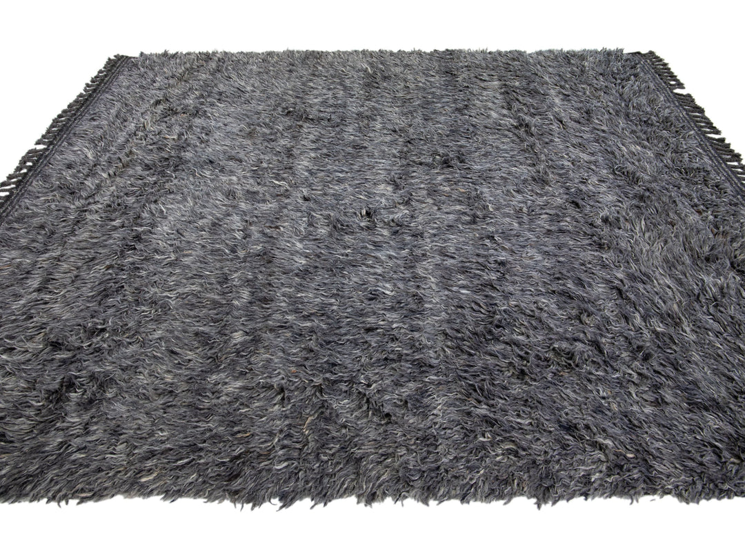 Modern Moroccan Wool Rug 8 X 10