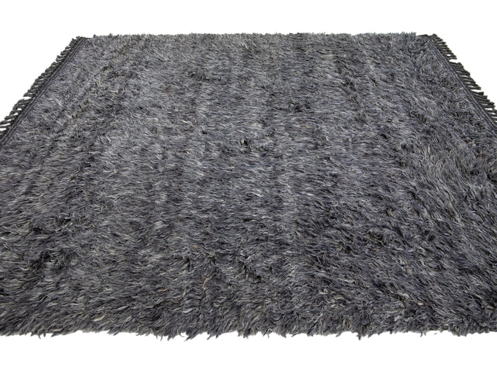 Modern Moroccan Wool Rug 8 X 10