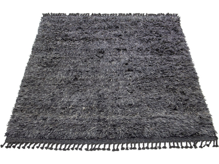 Modern Moroccan Wool Rug 8 X 10