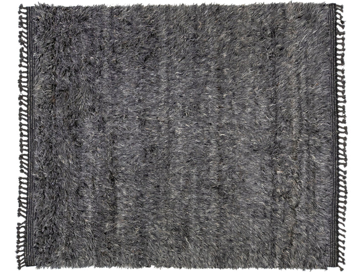 Modern Moroccan Wool Rug 8 X 10