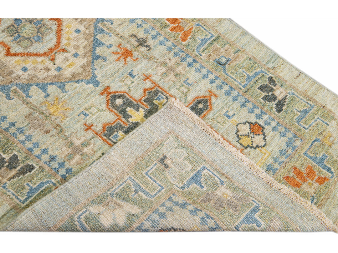 Modern Sultanabad Wool Runner 3 X 24