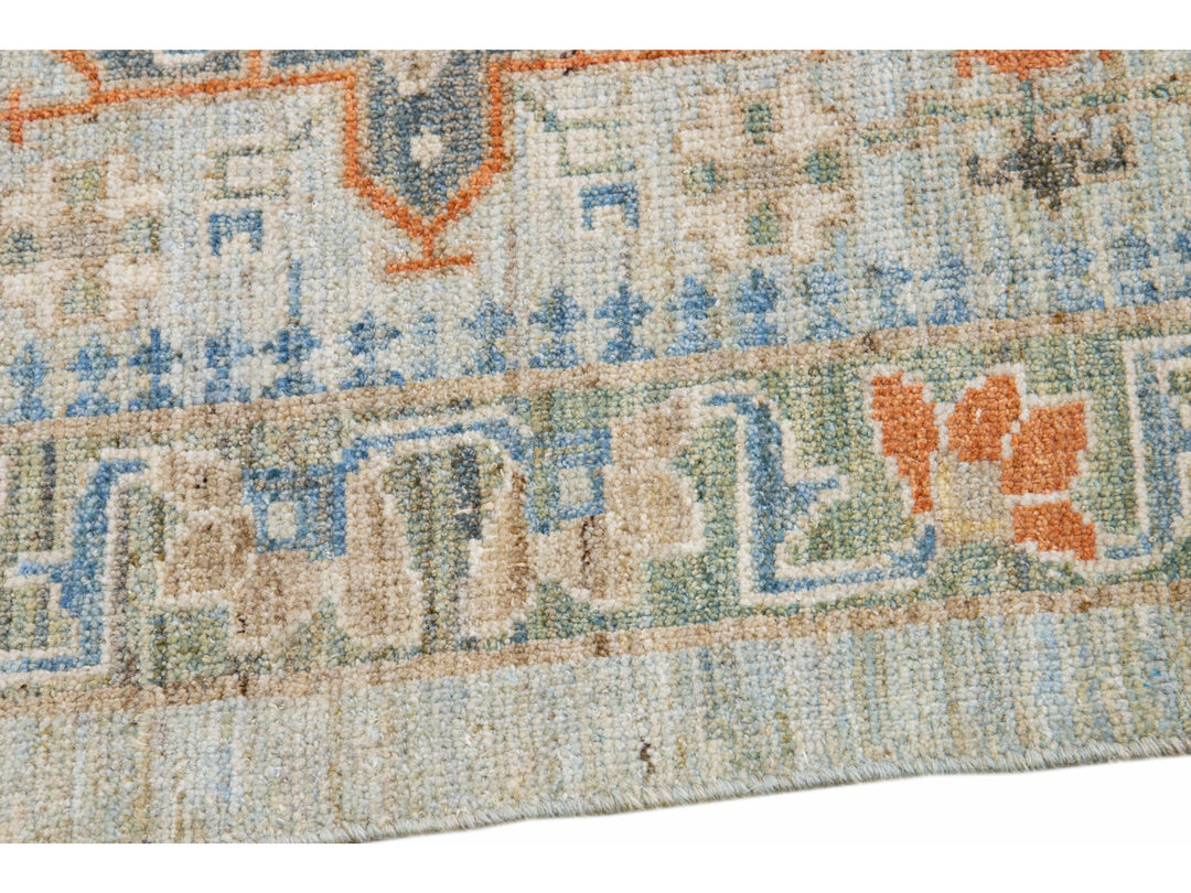 Modern Sultanabad Wool Runner 3 X 24