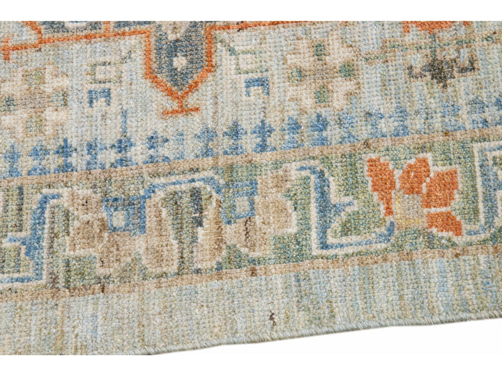 Modern Sultanabad Wool Runner 3 X 24