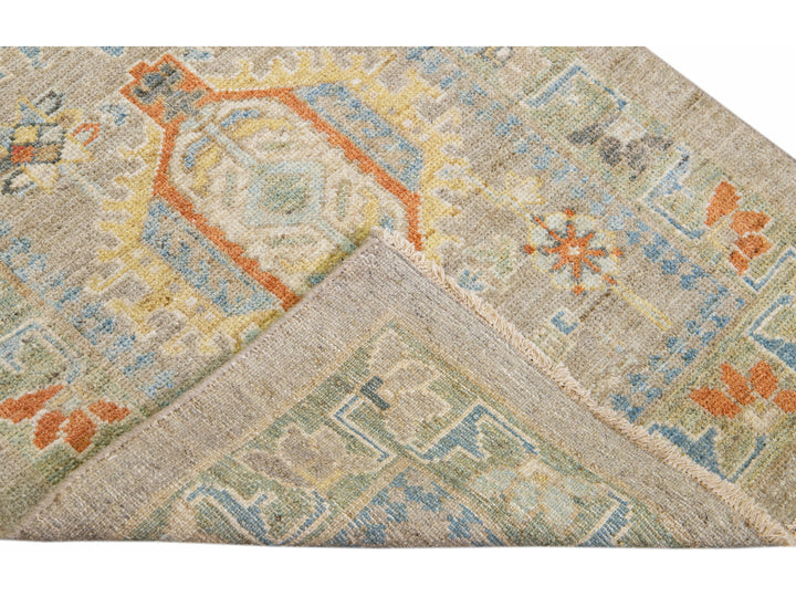 Modern Sultanabad Wool Runner 3 X 24