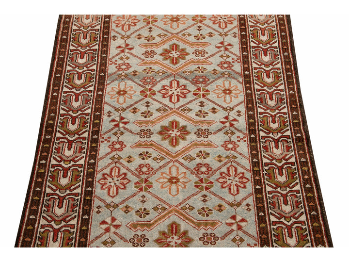 Antique Malayer Wool Runner 3 X 16