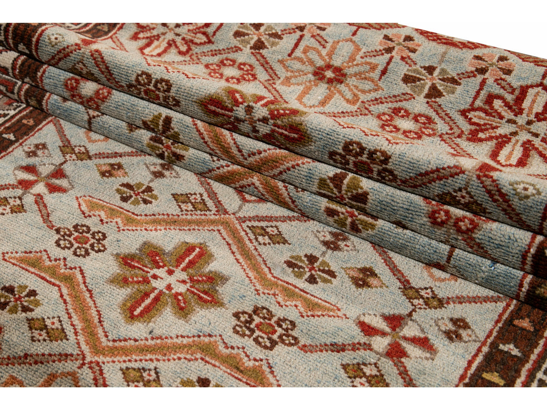 Antique Malayer Wool Runner 3 X 16