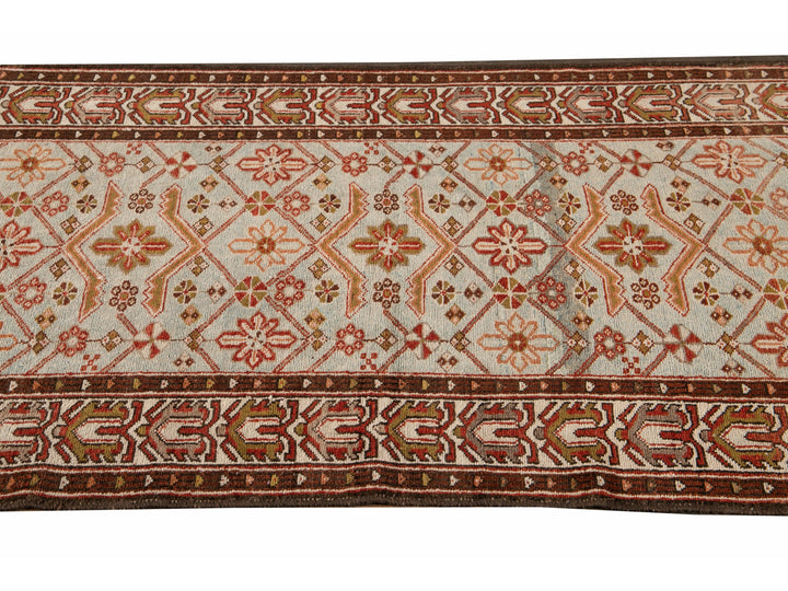 Antique Malayer Wool Runner 3 X 16