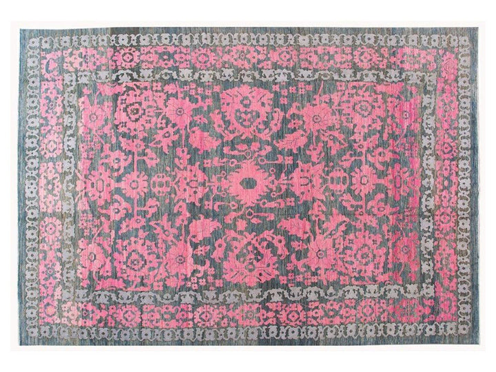 Modern Oushak Colorful Wool Rug  13 X 20
