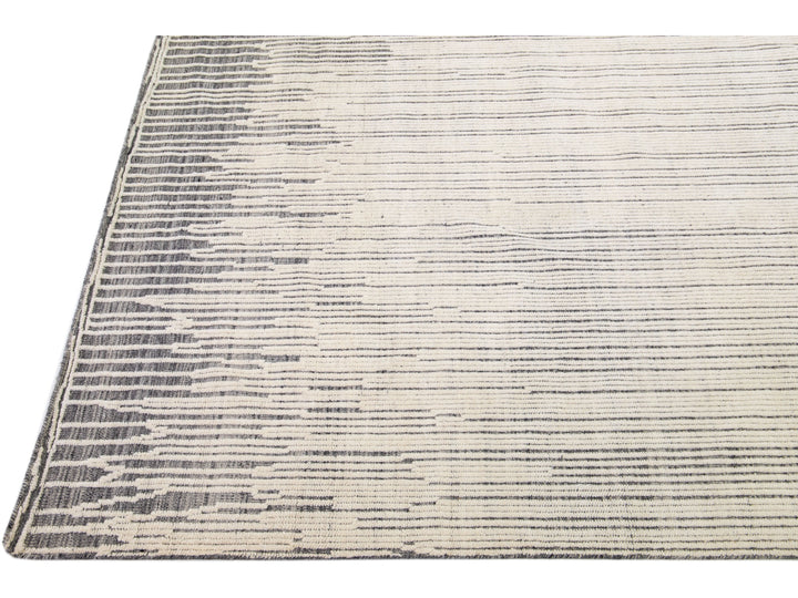 Modern Moroccan Wool Rug 12 X 15