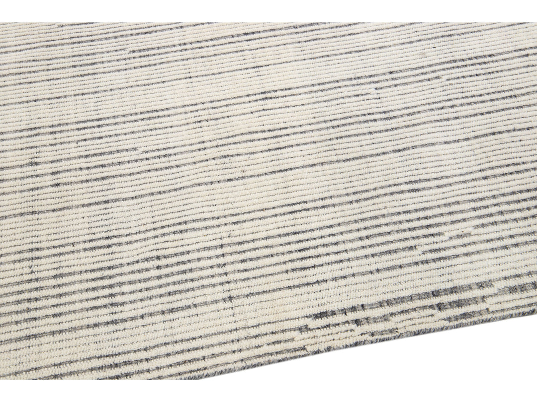 Modern Moroccan Wool Rug 12 X 15