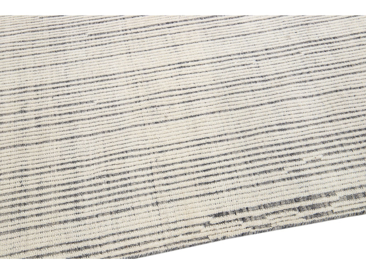 Modern Moroccan Wool Rug 12 X 15