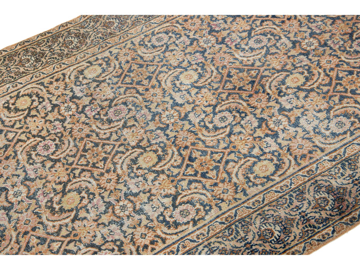 Antique Tabriz Wool Rug 4 X 6
