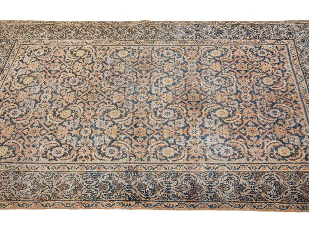 Antique Tabriz Wool Rug 4 X 6