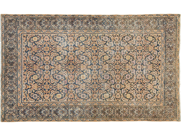 Antique Tabriz Wool Rug 4 X 6