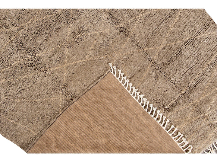 Modern Moroccan-Style Wool Rug 9 X 12