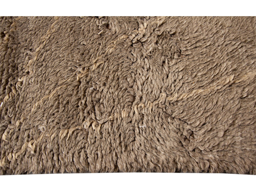 Modern Moroccan-Style Wool Rug 9 X 12