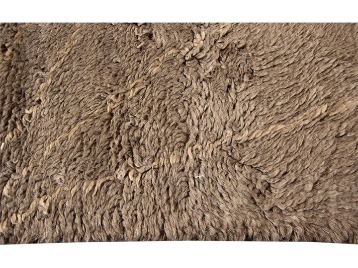 Modern Moroccan-Style Wool Rug 9 X 12