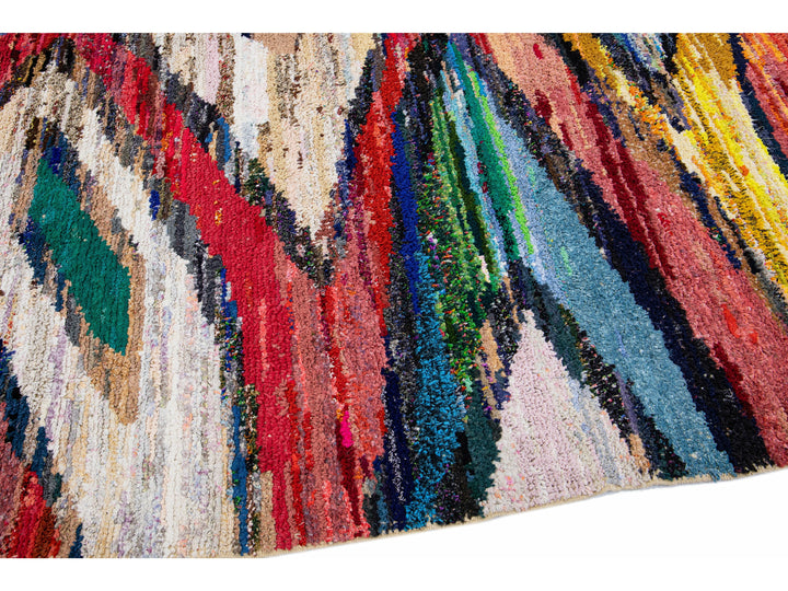 Modern Turkish Wool Rug 9 X 12