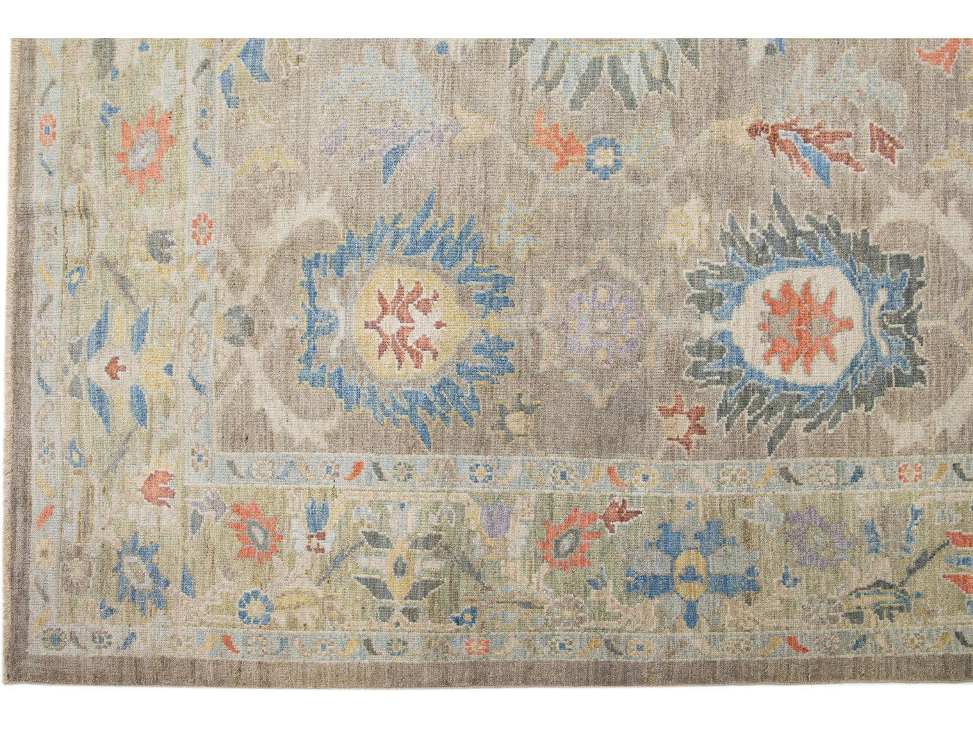 Modern Sultanabad Wool Rug 9 X 12