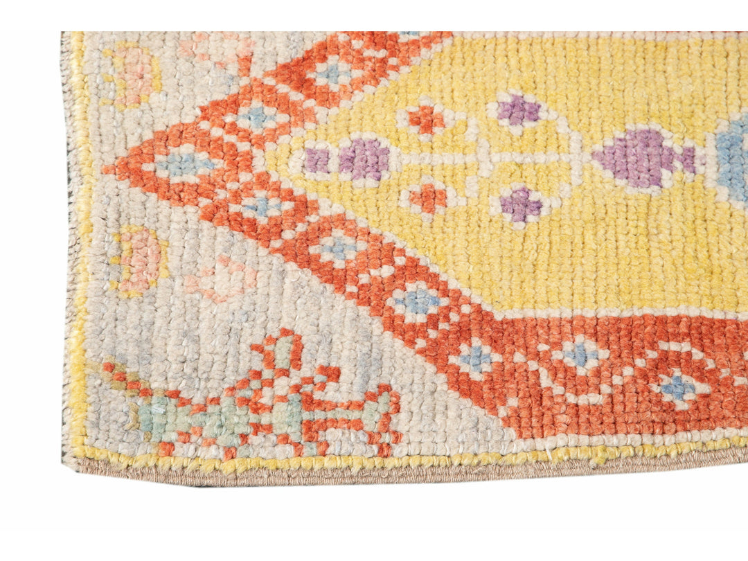 Modern Oushak Wool Rug 11 X 13