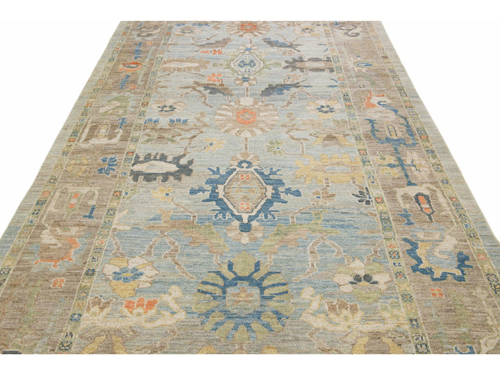 Modern Sultanabad Wool Runner 6 X 18
