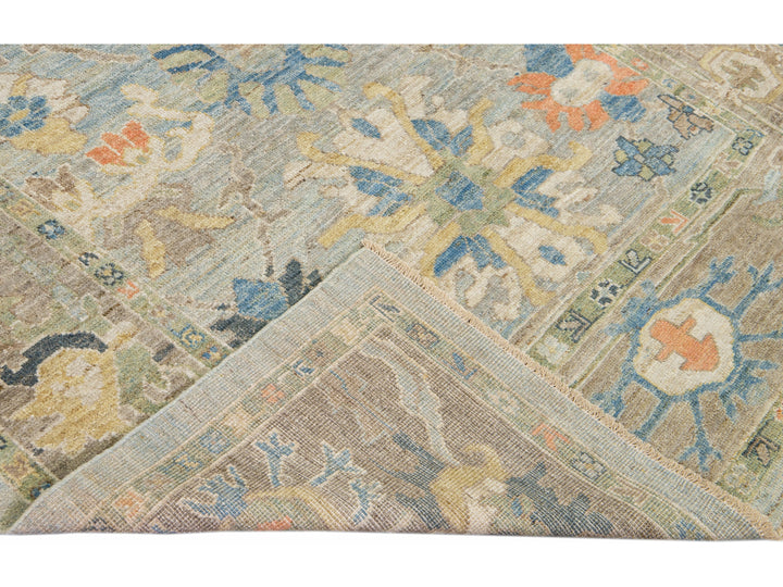 Modern Sultanabad Wool Runner 6 X 18