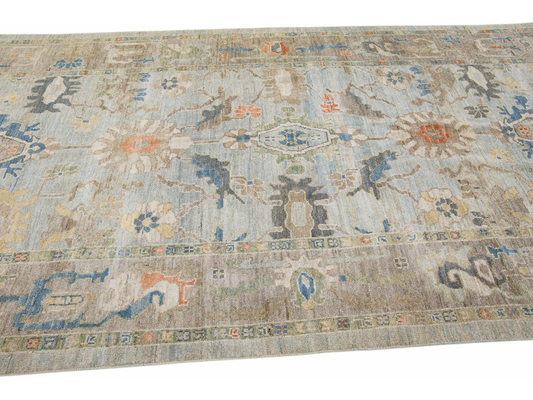 Modern Sultanabad Wool Runner 6 X 18