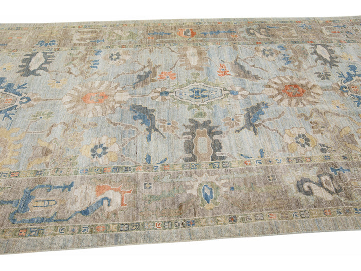 Modern Sultanabad Wool Runner 6 X 18