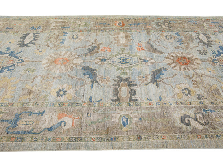 Modern Sultanabad Wool Runner 6 X 18