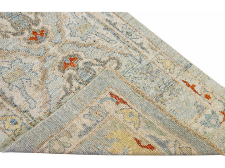 Modern Sultanabad Wool Runner 3 X 20