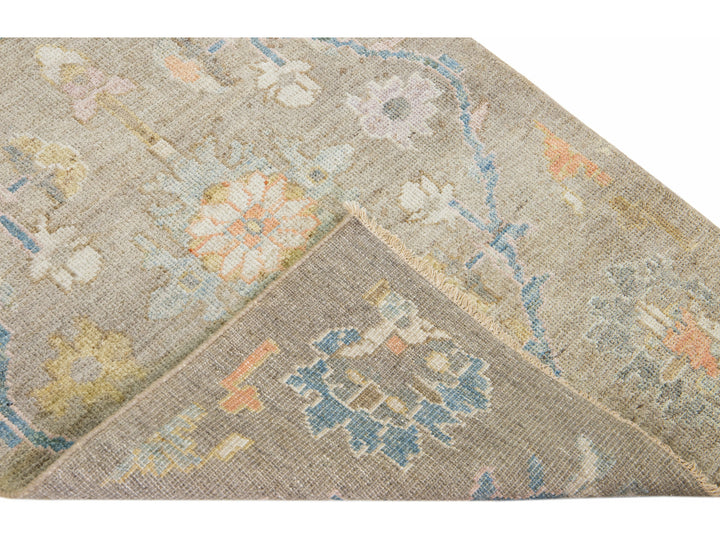 Modern Sultanabad Wool Runner 3 X 14