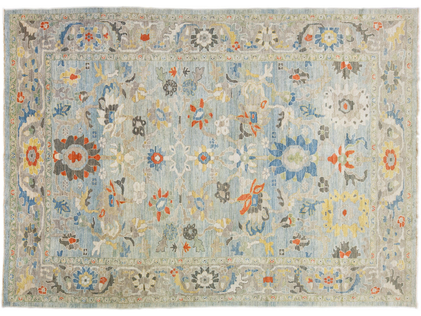 Modern Sultanabad Rug 9 X 12