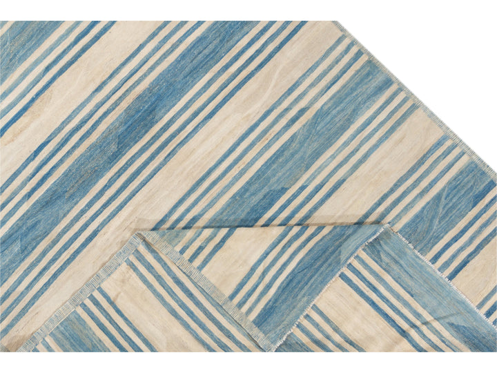 Modern Kilim Wool Rug 9 X 12