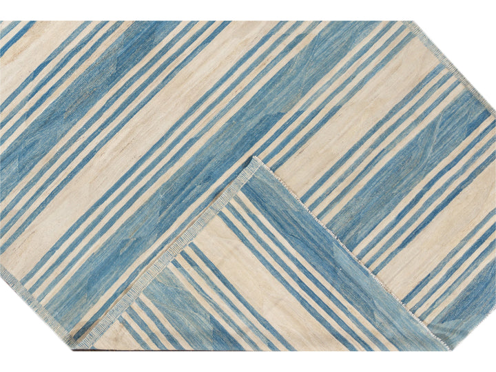 Modern Kilim Wool Rug 9 X 12
