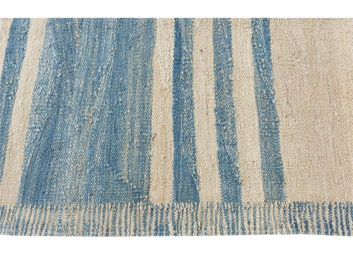 Modern Kilim Wool Rug 9 X 12
