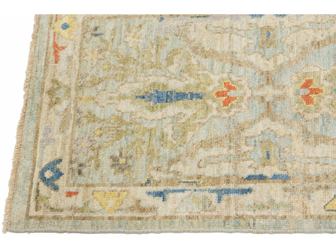 Modern Sultanabad Wool Runner 3 X 20