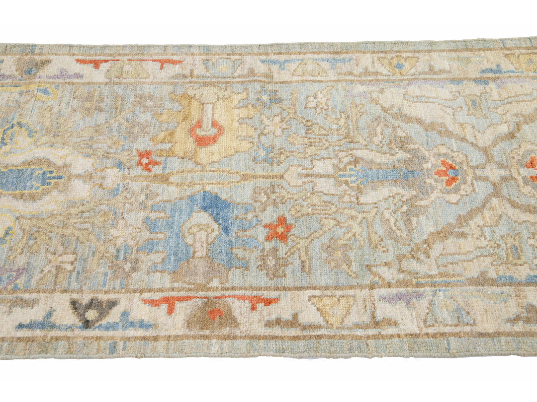 Modern Sultanabad Wool Runner 3 X 20