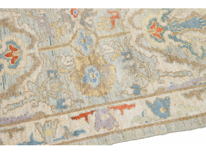 Modern Sultanabad Wool Runner 3 X 20