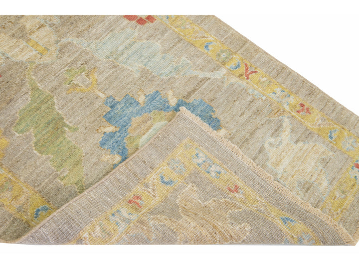 Modern Sultanabad Wool Runner 3 X 16