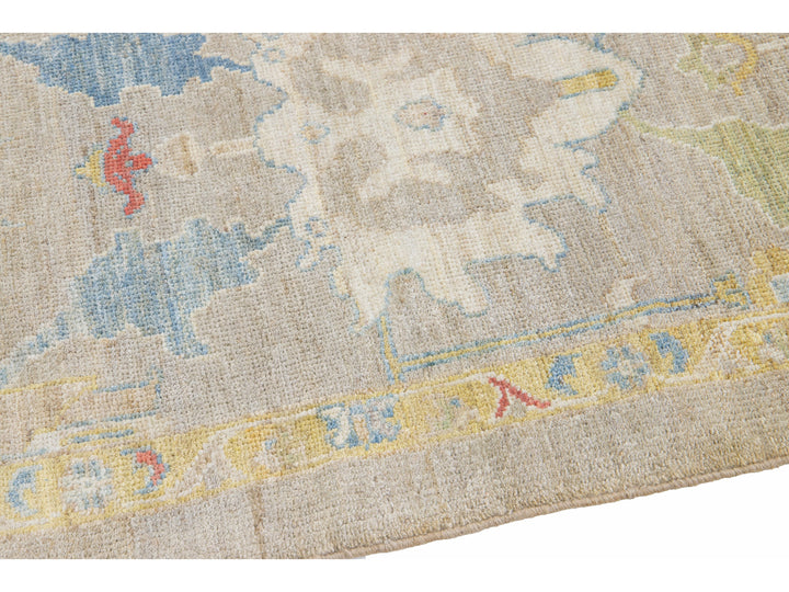 Modern Sultanabad Wool Runner 3 X 16