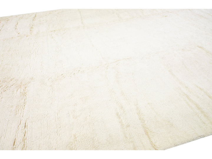 Modern Moroccan Wool Rug 12 X 15
